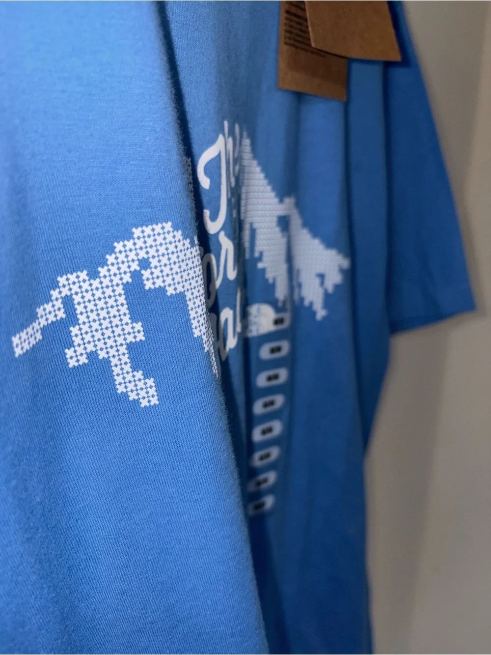 The North Face Women’s Marina Blue Graphic Tee Size M - New - Picture 3 of 9